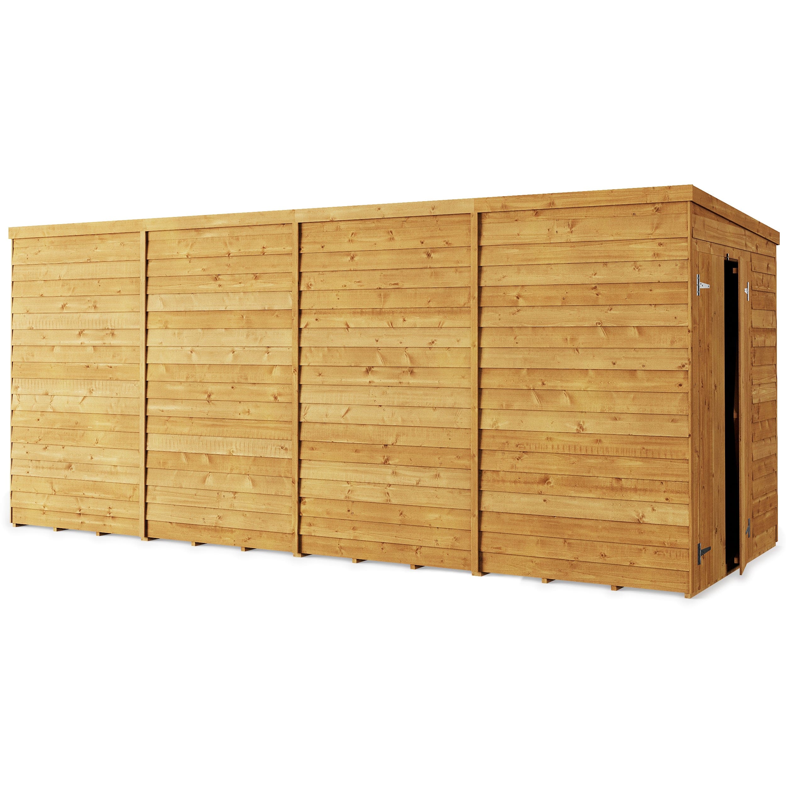 Store More 16 x 6 Pressure Treated Overlap Pent Shed