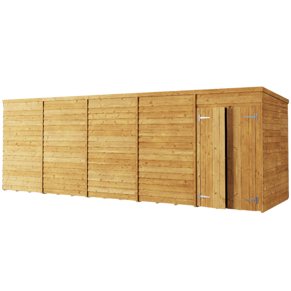 Store More 20 x 6 Pressure Treated Overlap Pent Shed