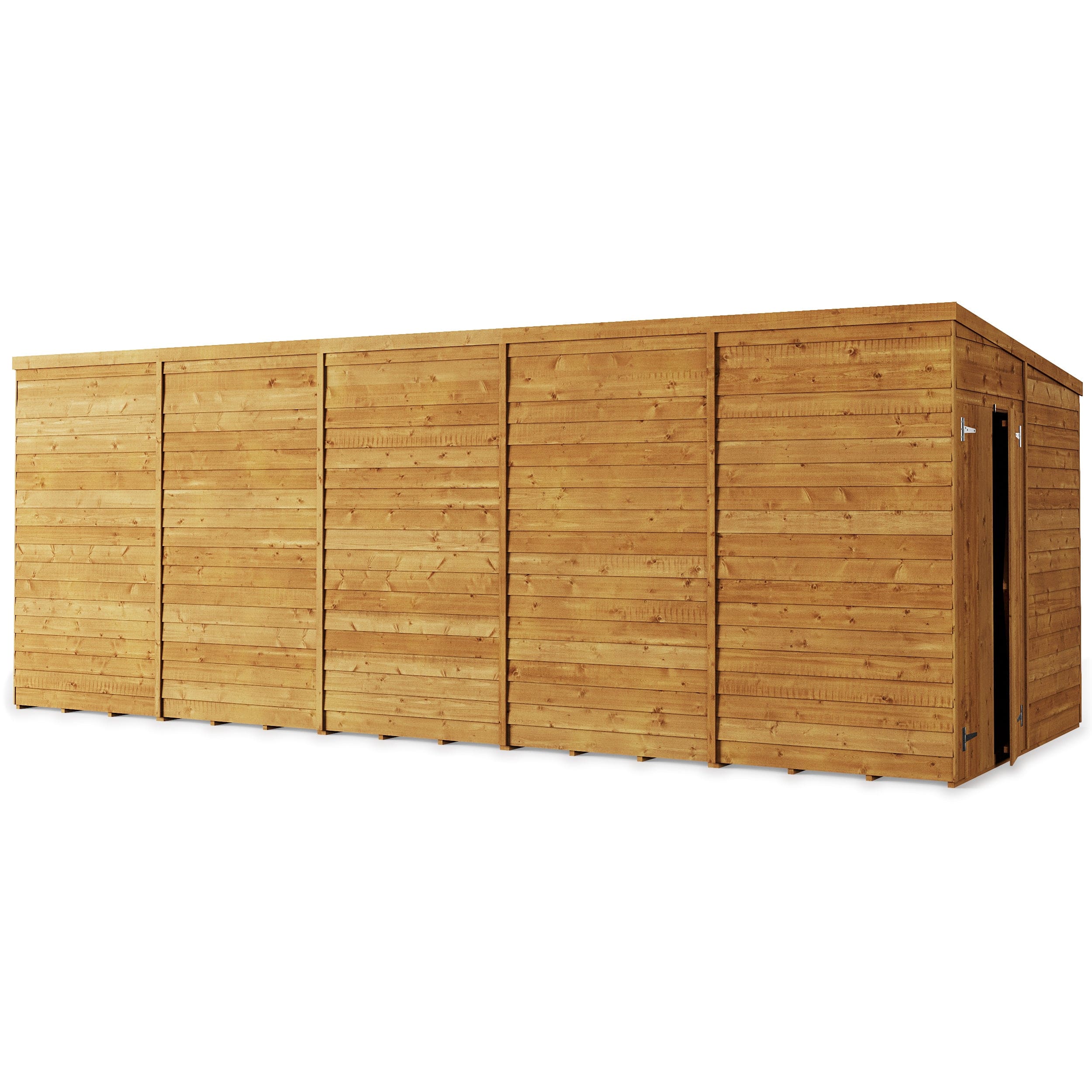 Store More 20 x 8 Pressure Treated Overlap Pent Shed