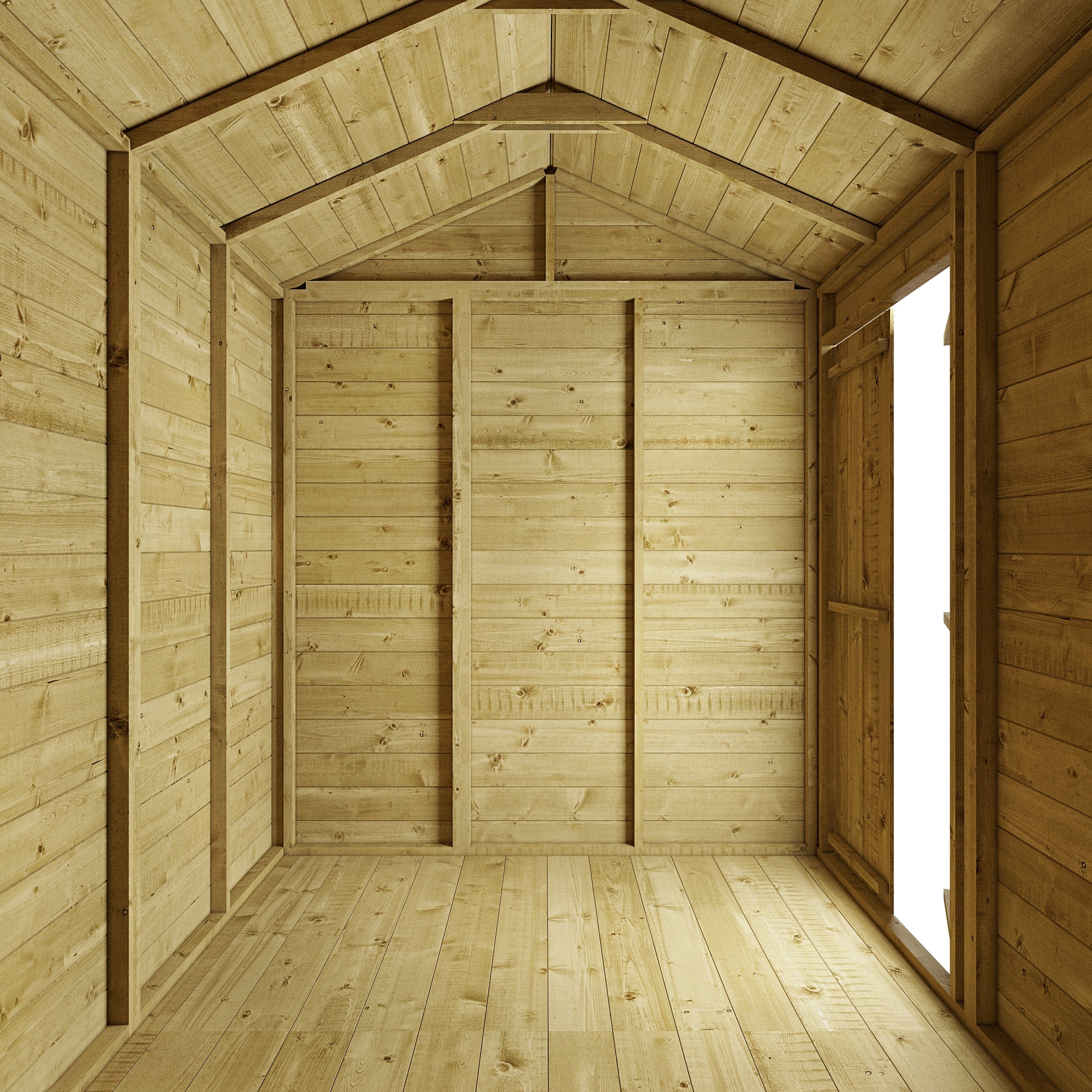 Store More 4 x 6 Tongue and Groove Apex Shed - Windowless