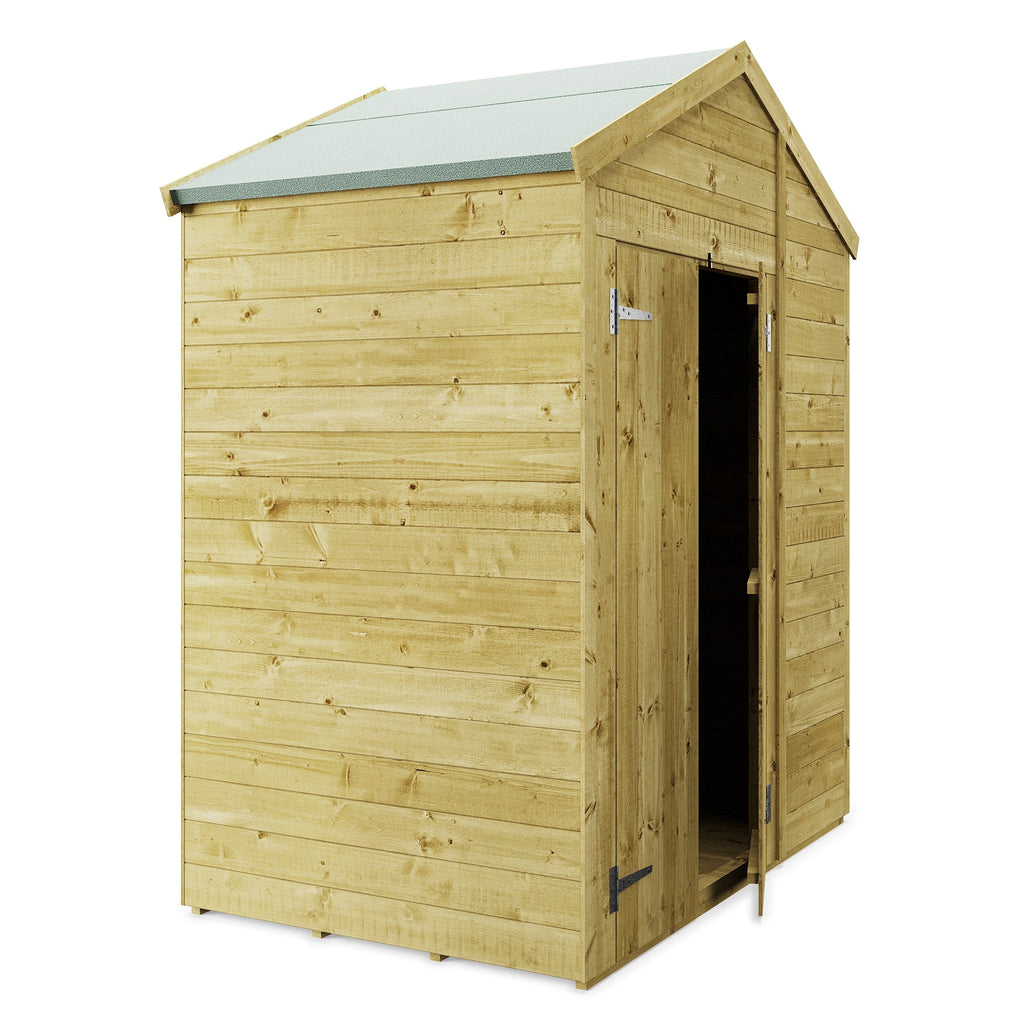 Store More 4 x 6 Tongue and Groove Apex Shed - Windowless