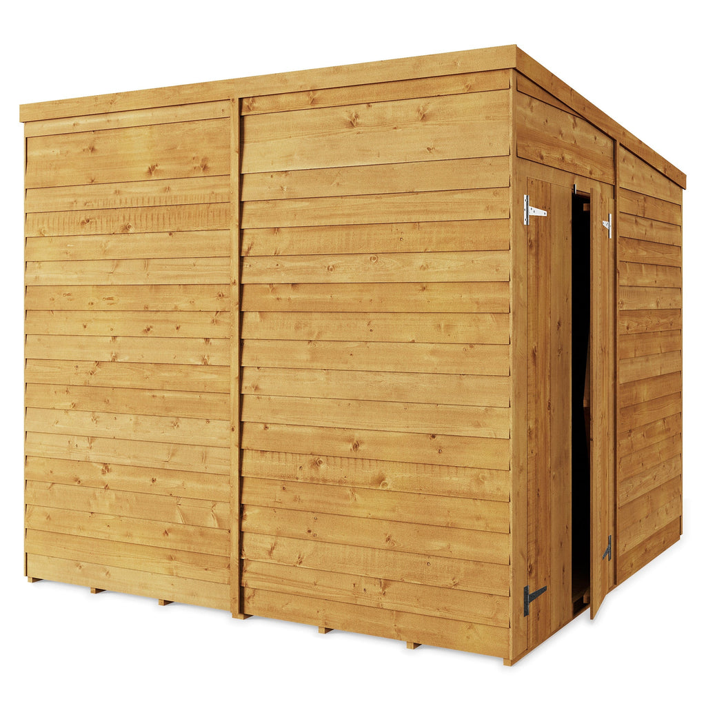Store More 8 x 8 Pressure Treated Overlap Pent Shed