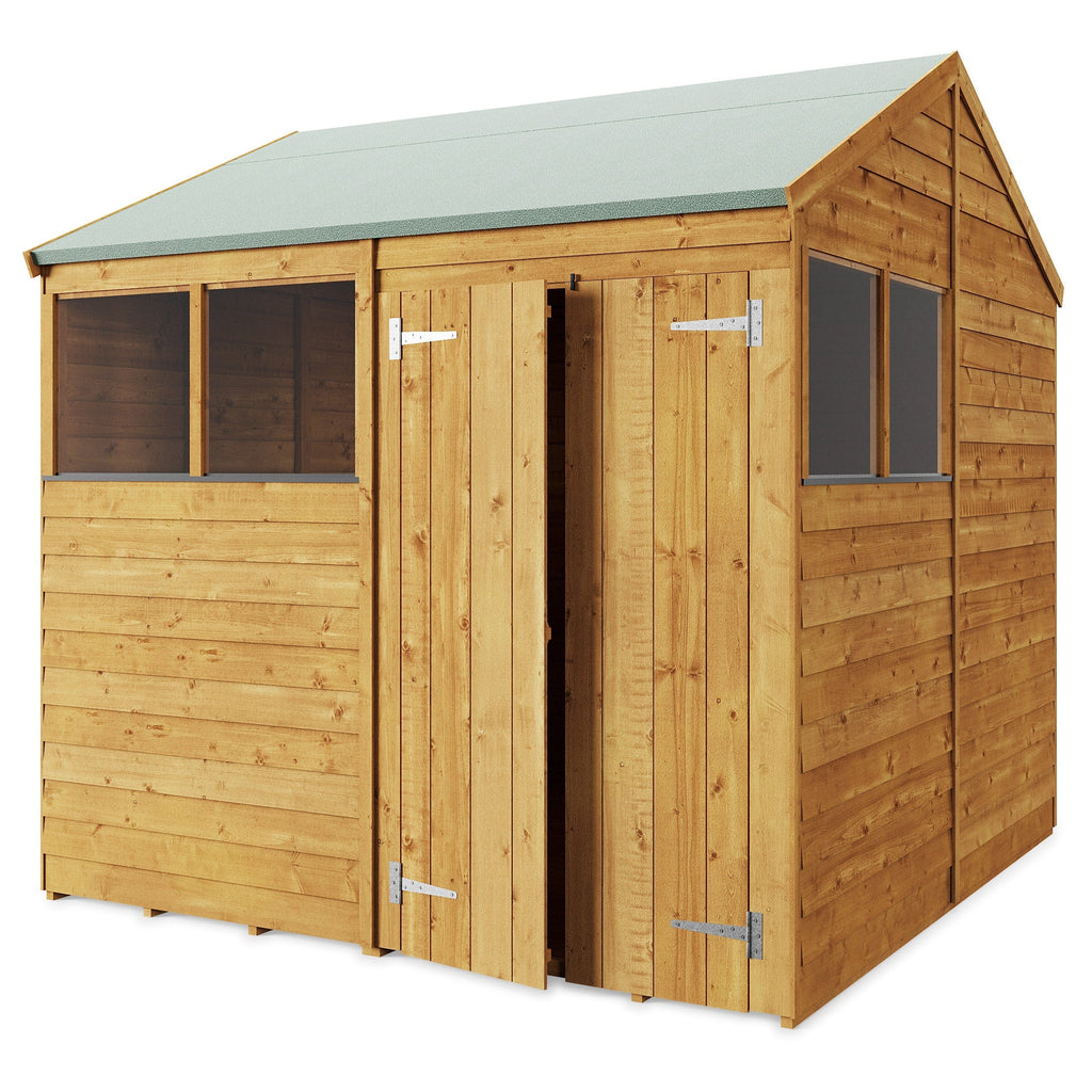 Store More 8x8 Shed Apex Overlap Windowed