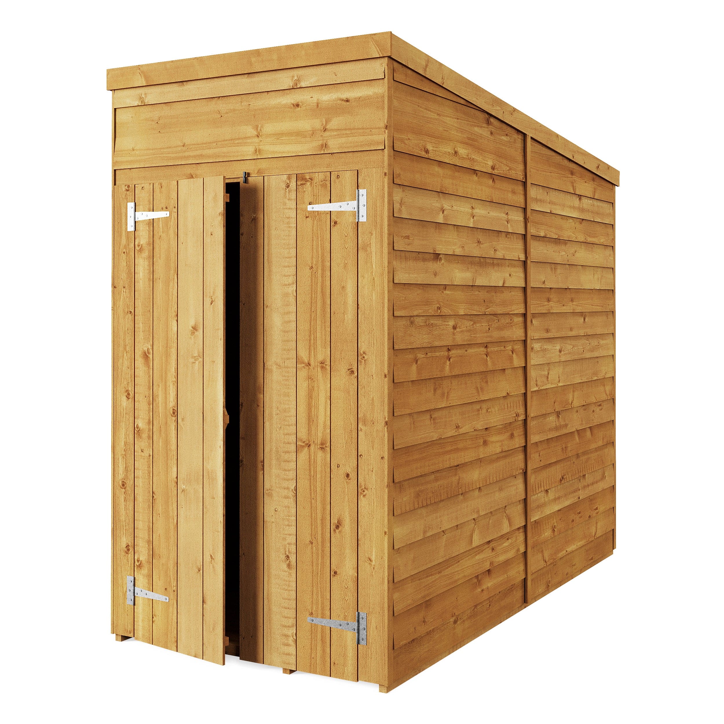 Store More 4 x 8 Pressure Treated Overlap Pent Shed