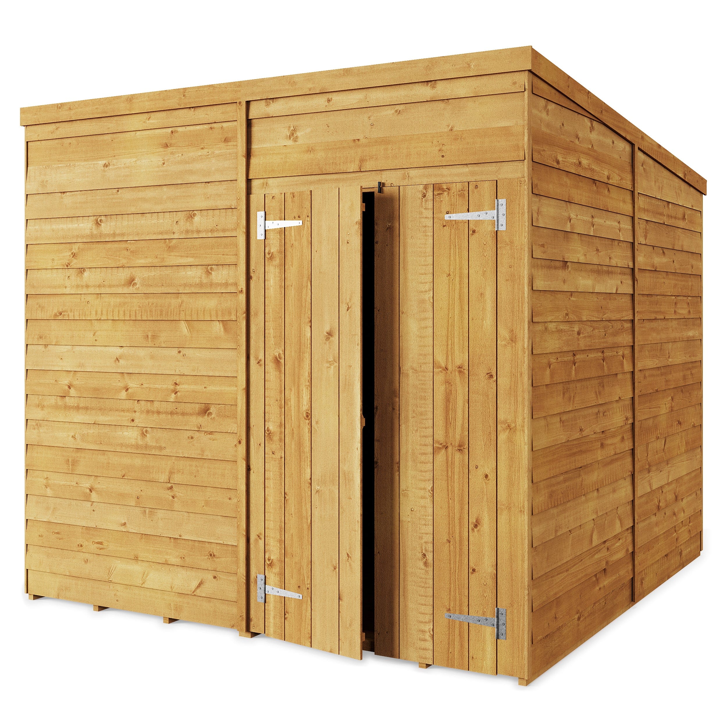 Store More 8 x 8 Pressure Treated Overlap Pent Shed