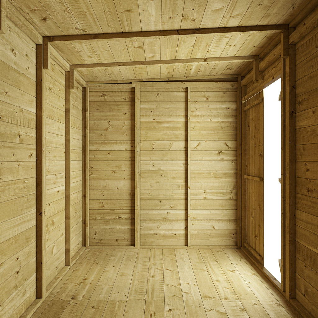Store More 8 x 6 Tongue and Groove Wooden Pent Shed