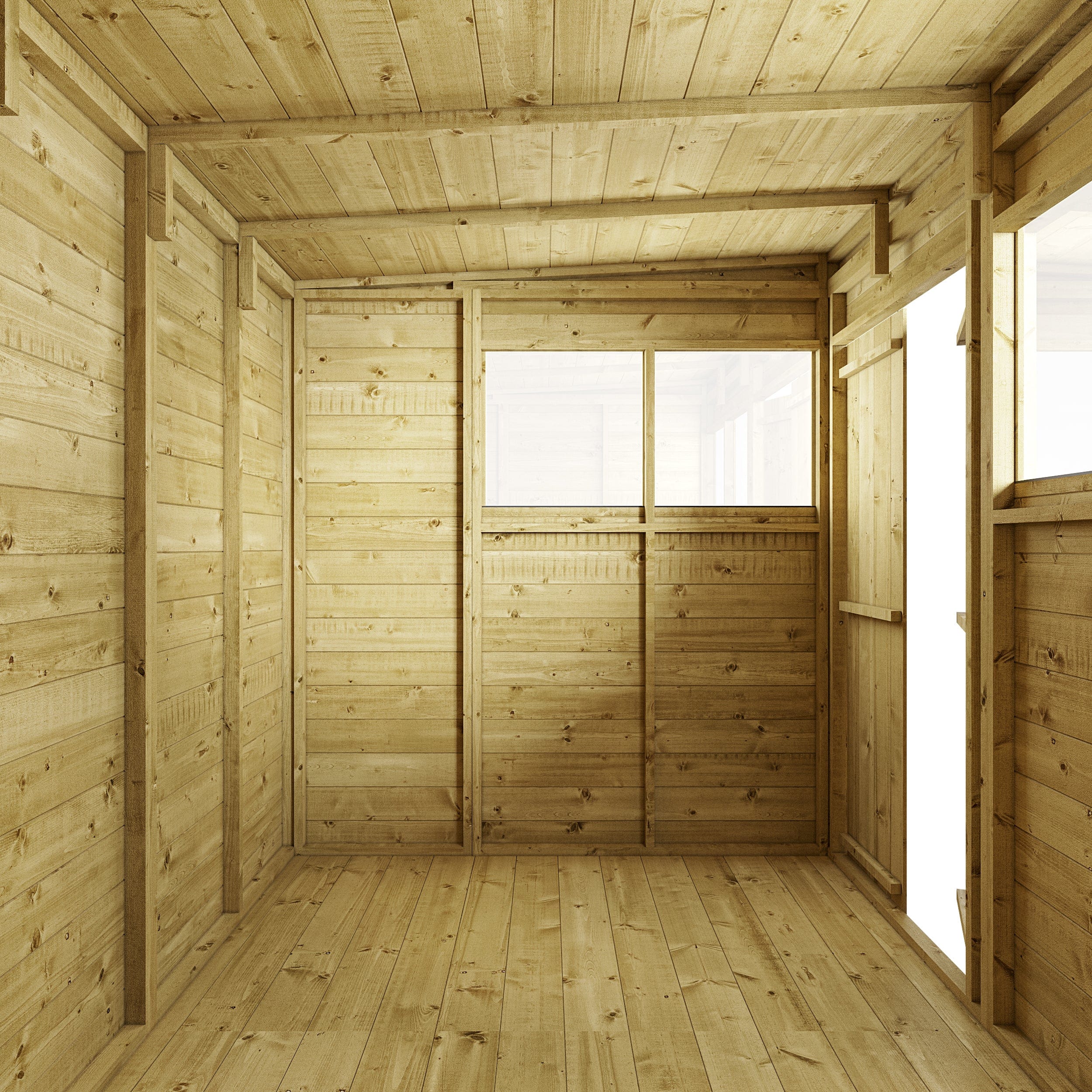 Store More 8 x 6 Tongue and Groove Wooden Pent Shed
