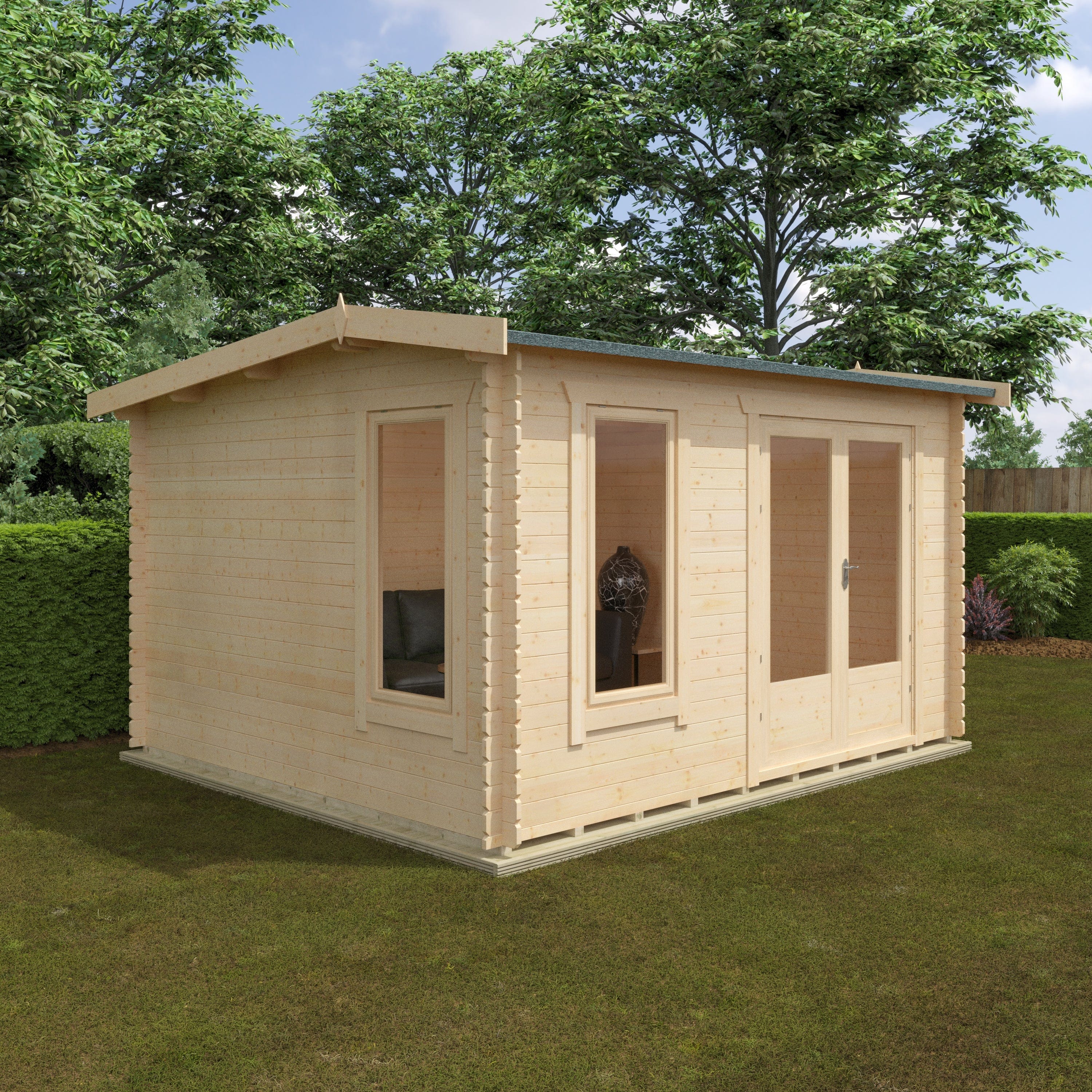 Wildlands The Longleat 12x10 Log Cabin