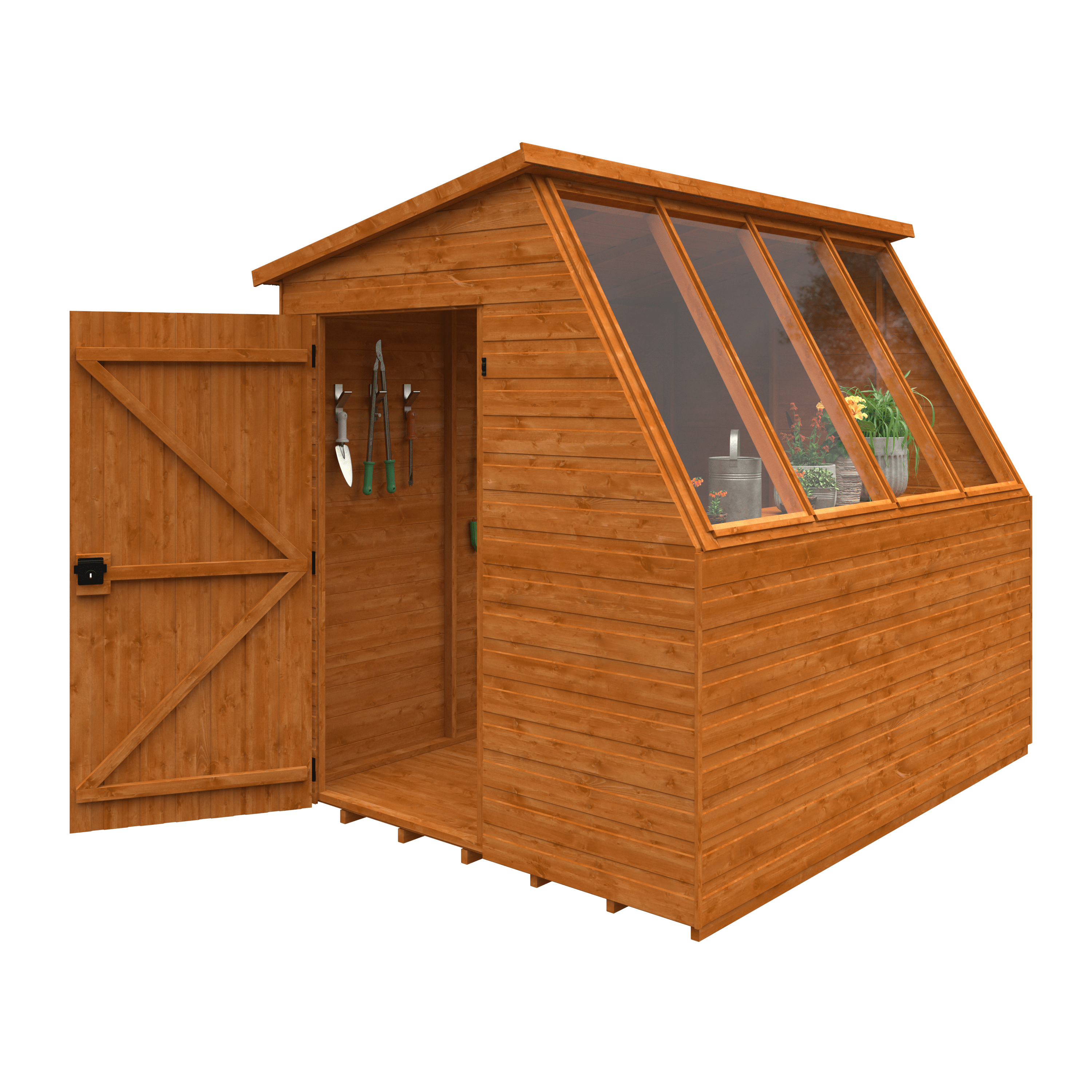 Wildlands 8x6 Jewel Shiplap Pent Potting Shed