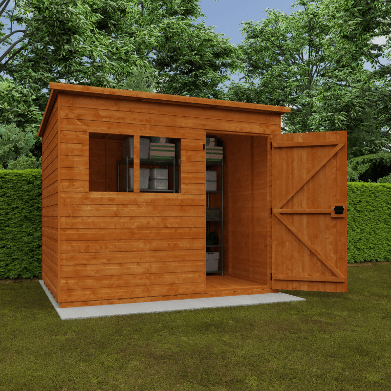 Wildlands 8 x 6 Super Pent Shiplap Shed