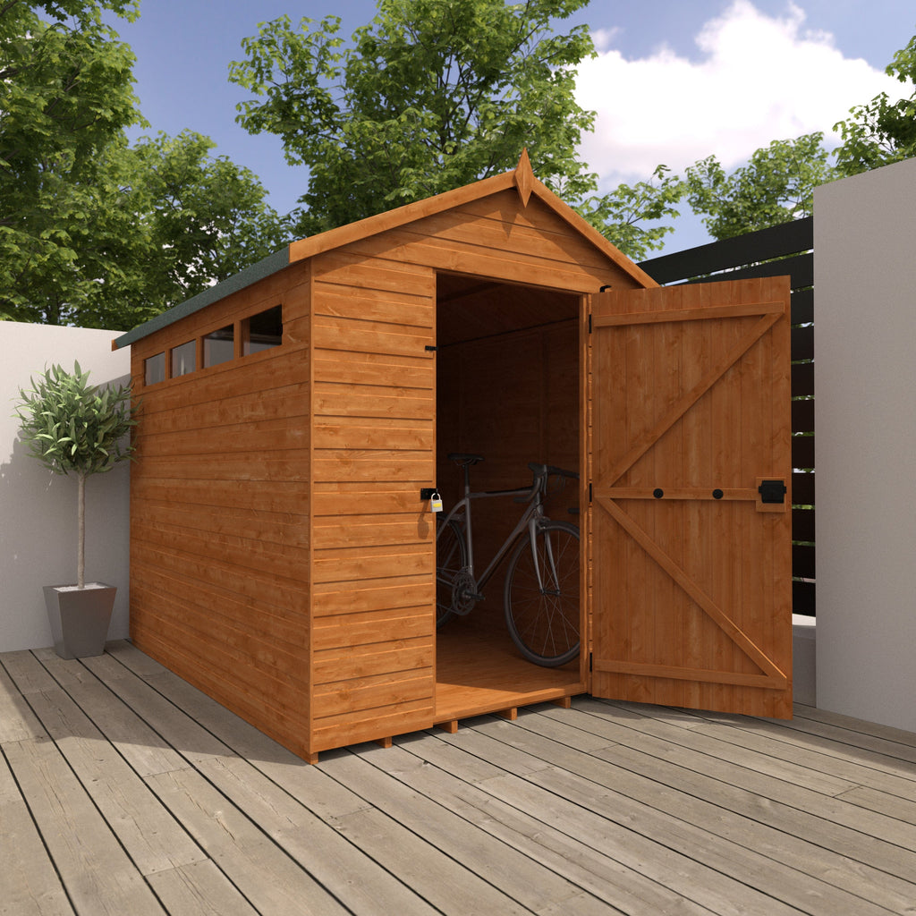 Wildlands 8x6 Security Apex Garden Shed