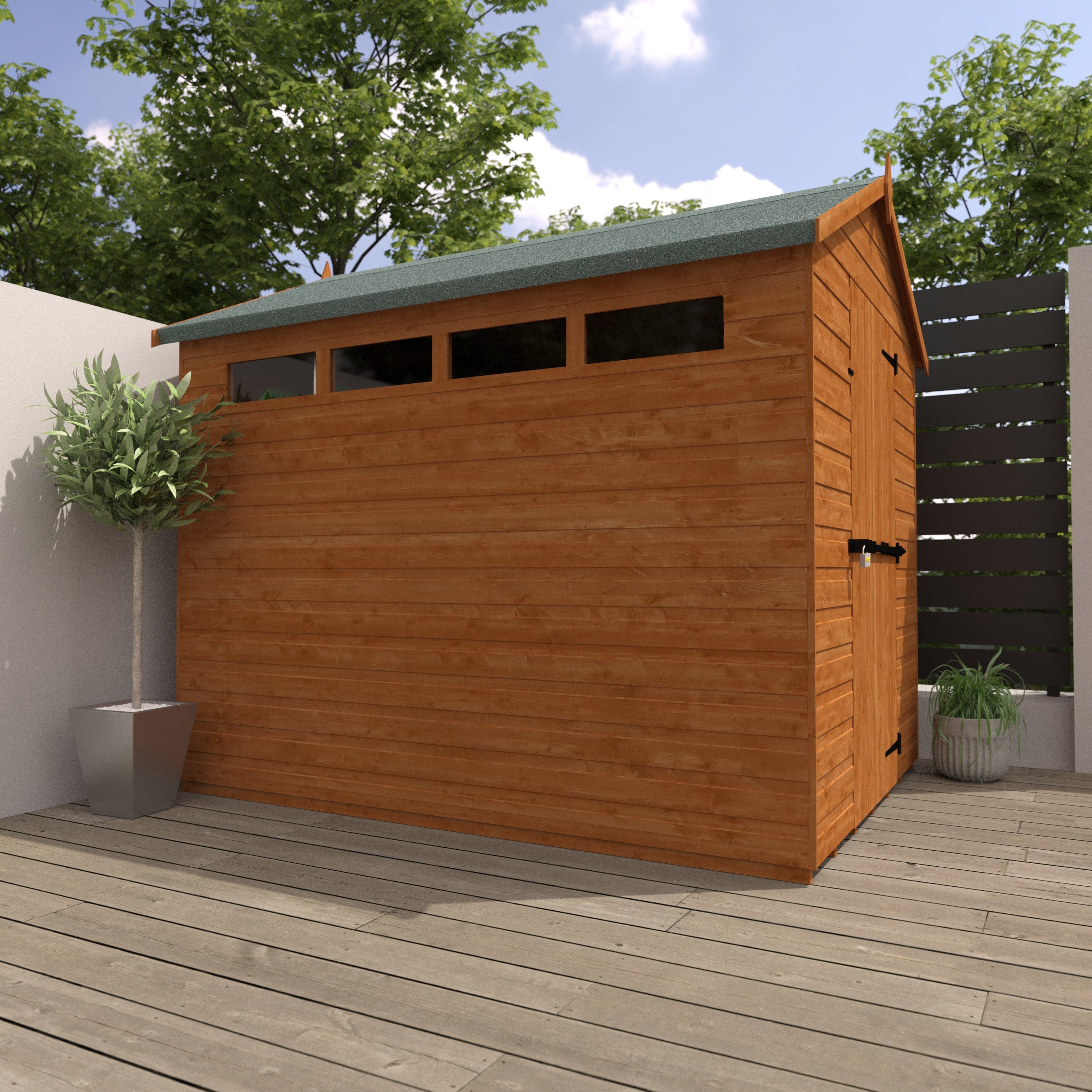Wildlands 8x6 Security Apex Garden Shed