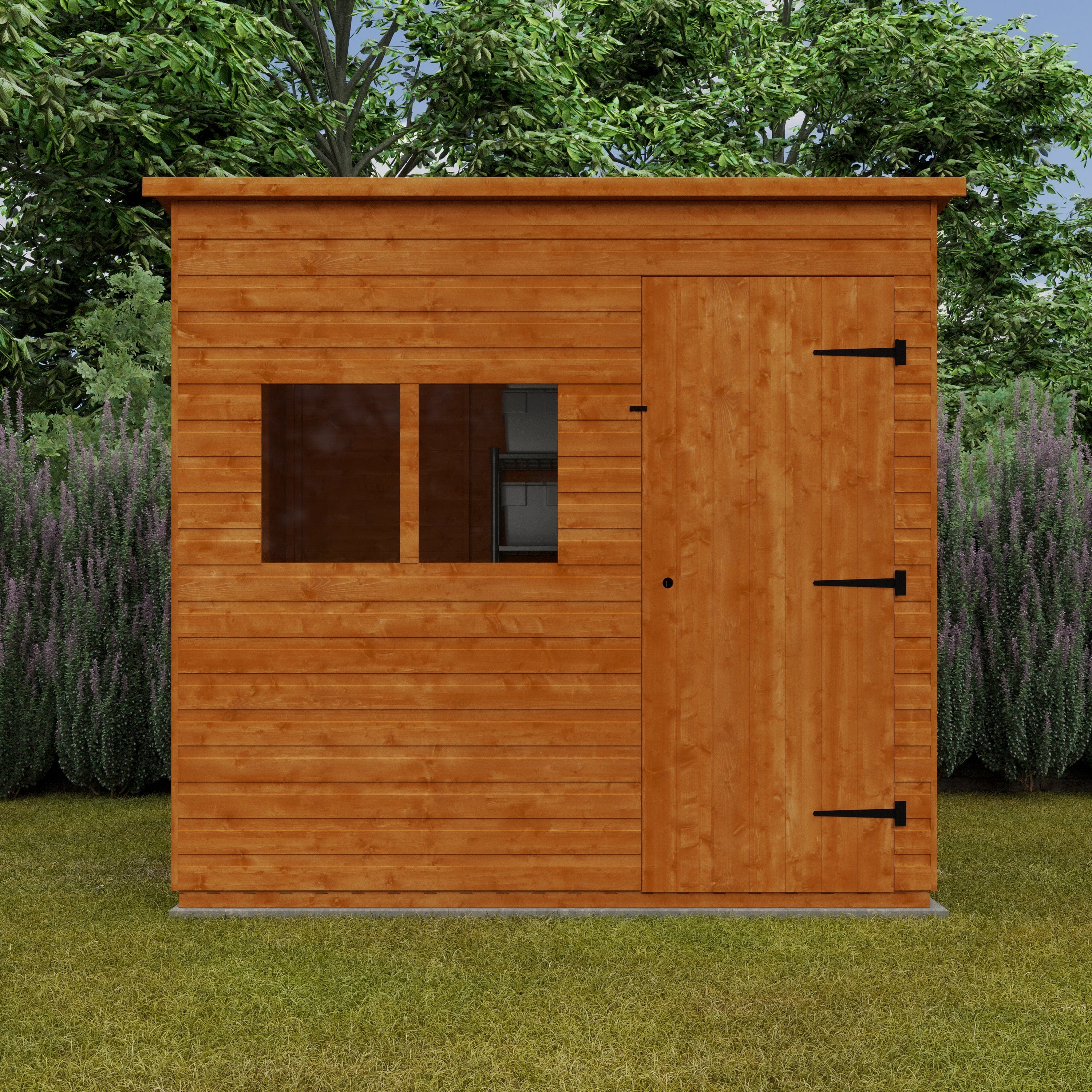 Wildlands 8 x 8 Deluxe Pent Shiplap Shed