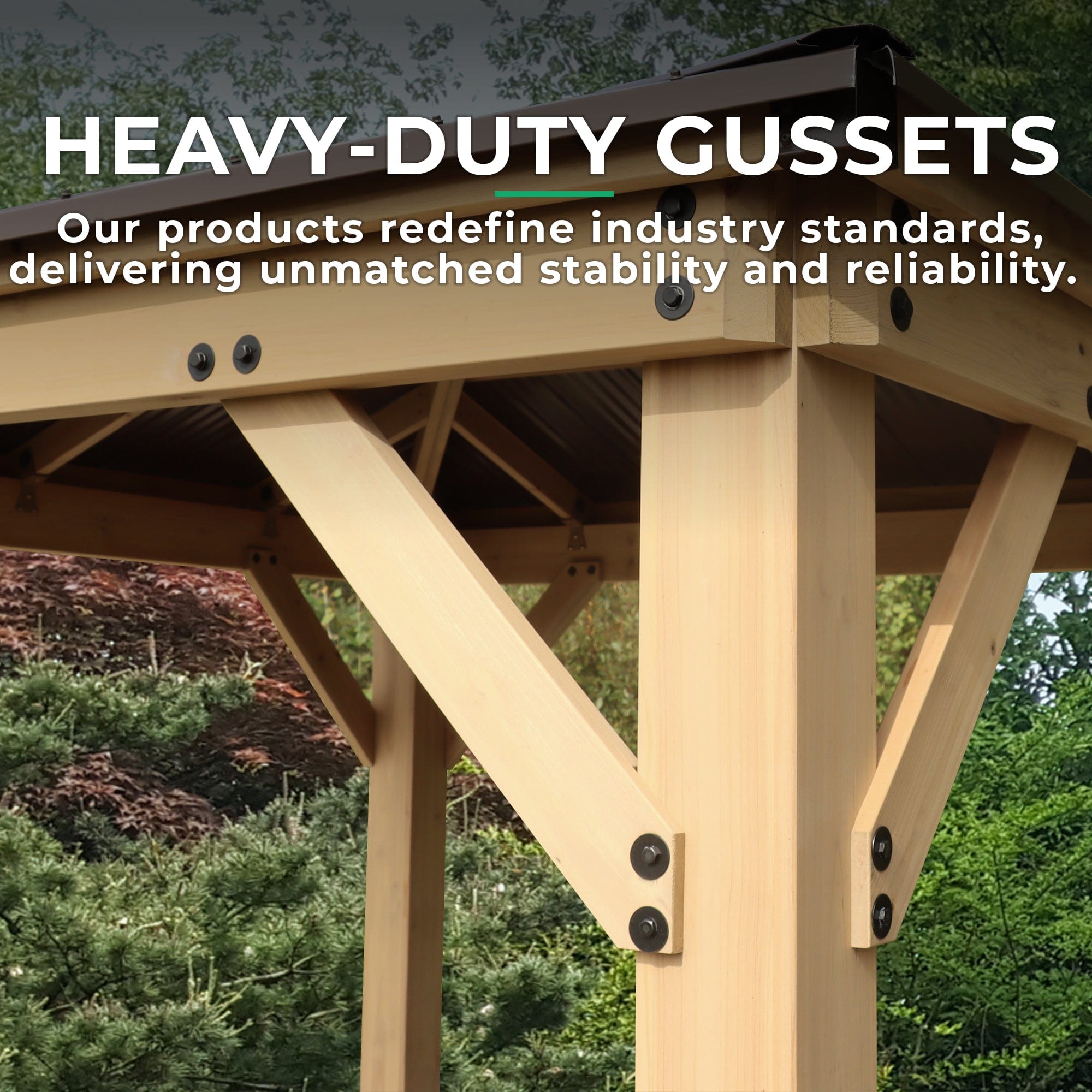 Yardistry 10ft x 10ft (3m x 3m) Meridian Pavilion Gazebo