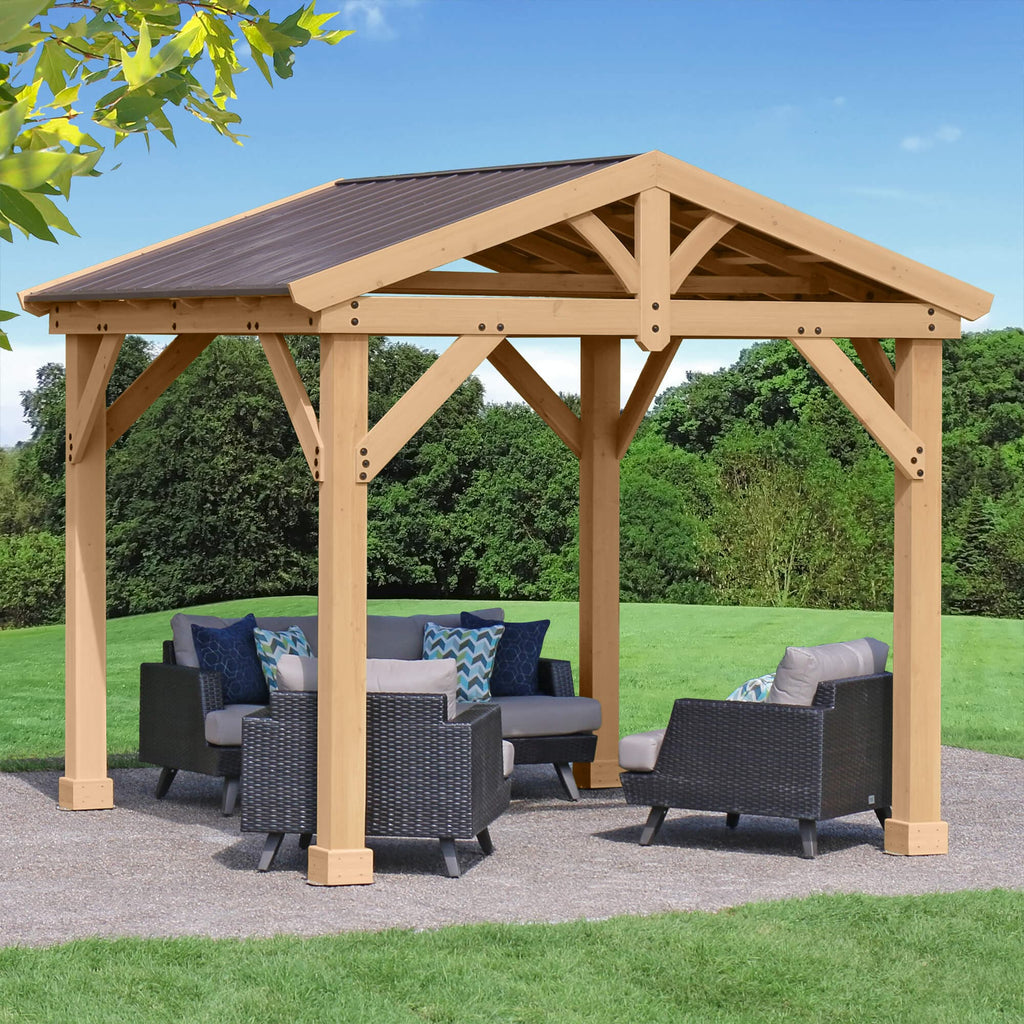 Yardistry 10ft x 10ft (3m x 3m) Meridian Pavilion Gazebo
