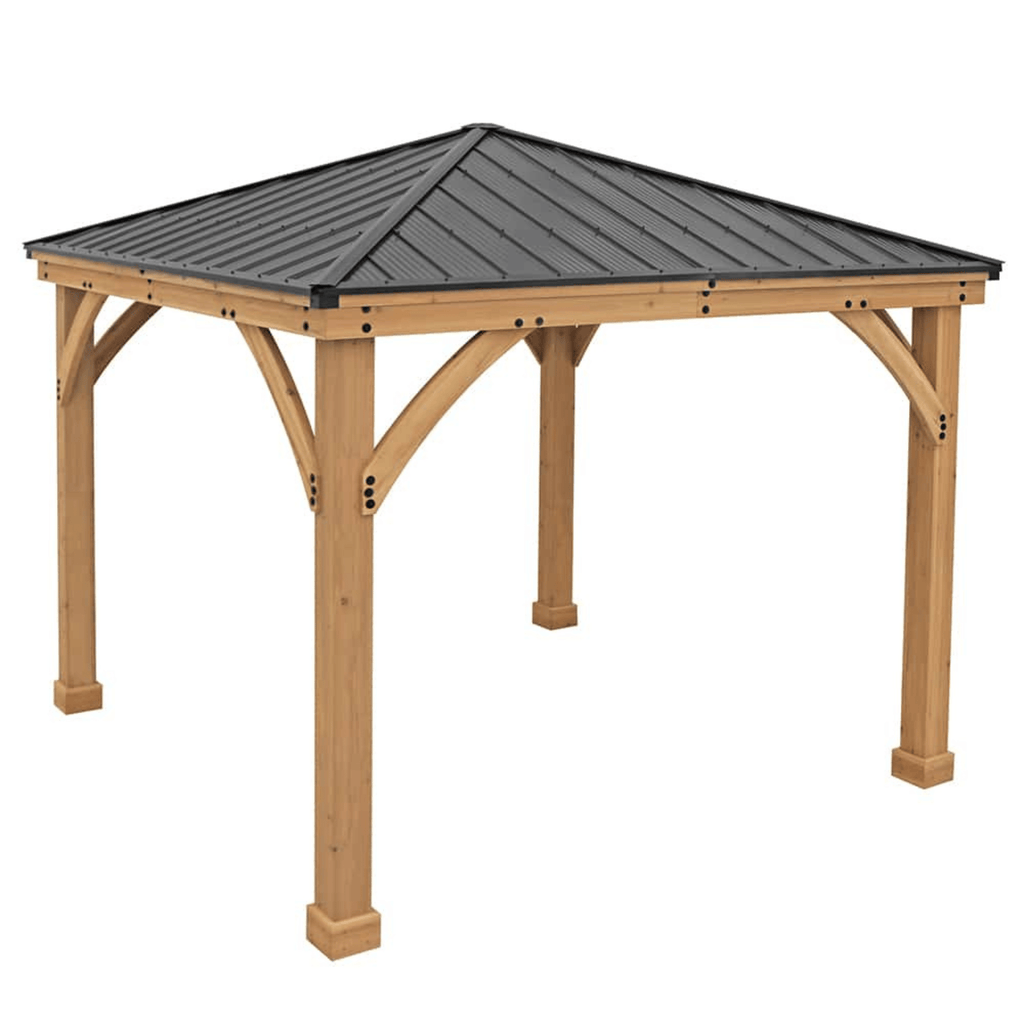 Yardistry Wooden Gazebo 12ft x 12ft (3.7m x 3.7m), Meridian Series
