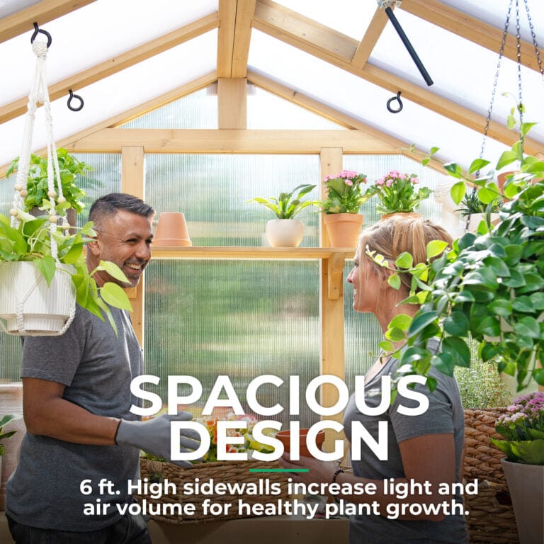 Yardistry 6.7ft x 6ft (2.3m x 2m) Meridian Greenhouse