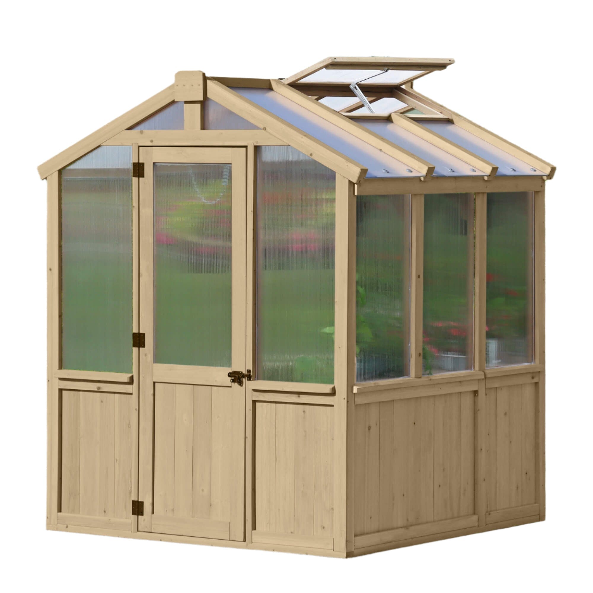Yardistry 6.7ft x 6ft (2.3m x 2m) Meridian Greenhouse