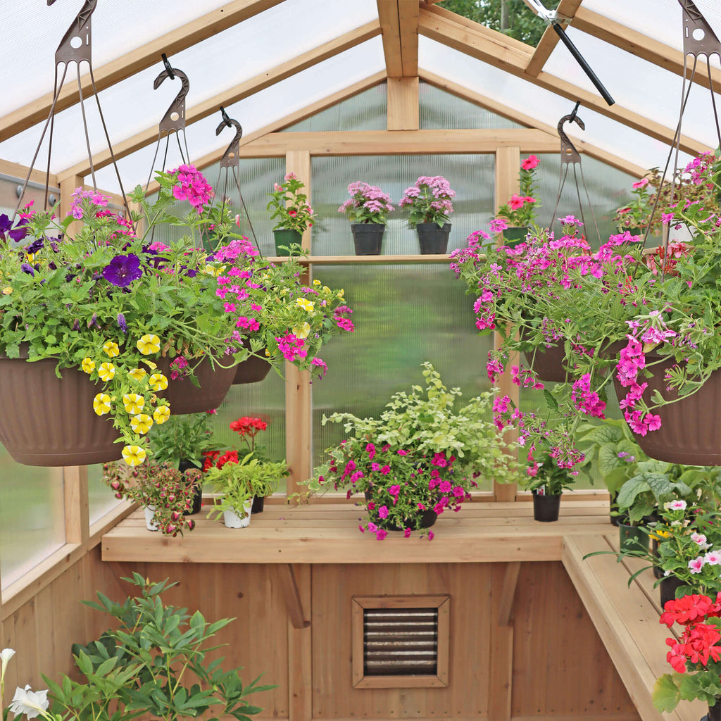 Yardistry 6.7ft x 7.8ft (2m x 2.4m) Meridian Greenhouse