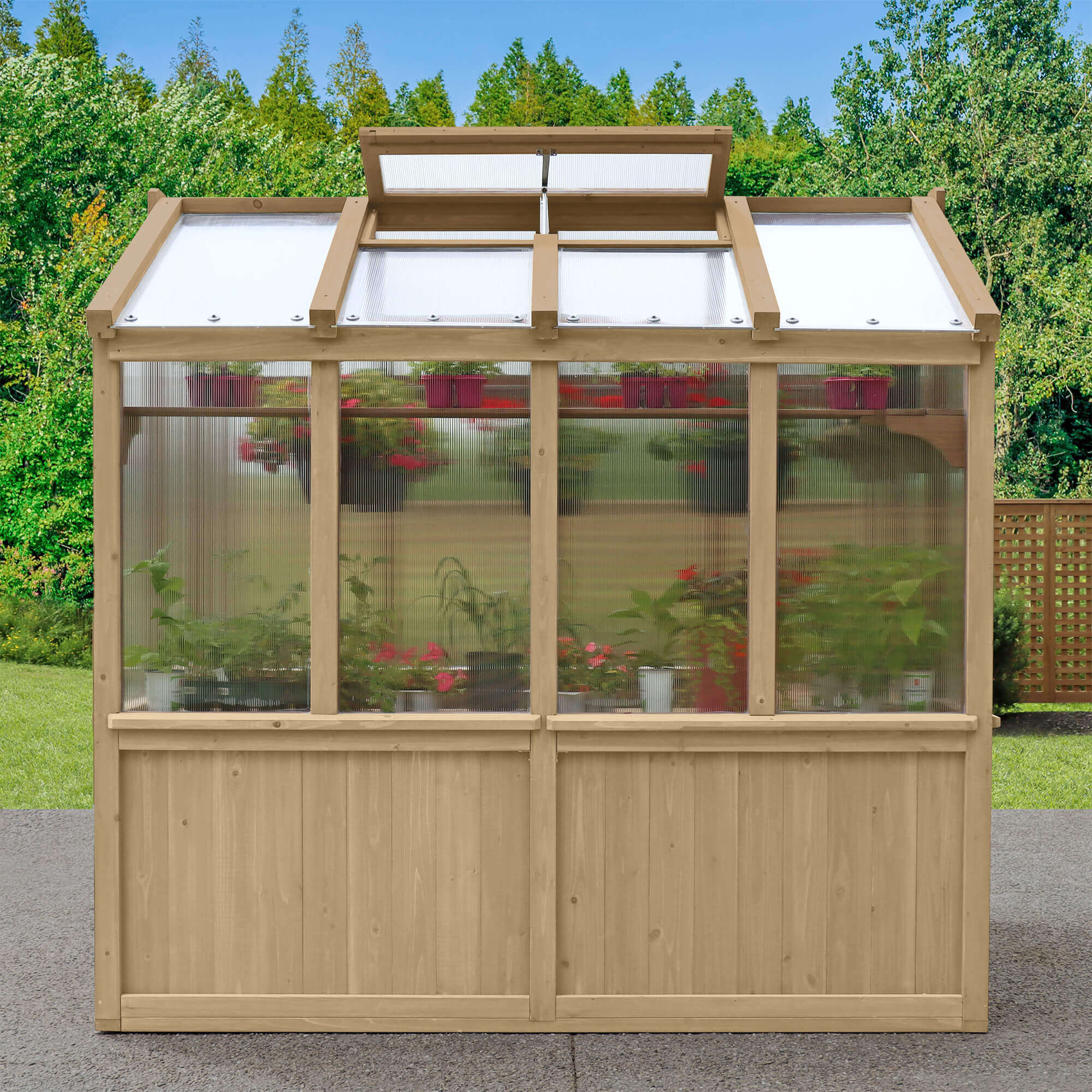 Yardistry 6.7ft x 7.8ft (2m x 2.4m) Meridian Greenhouse