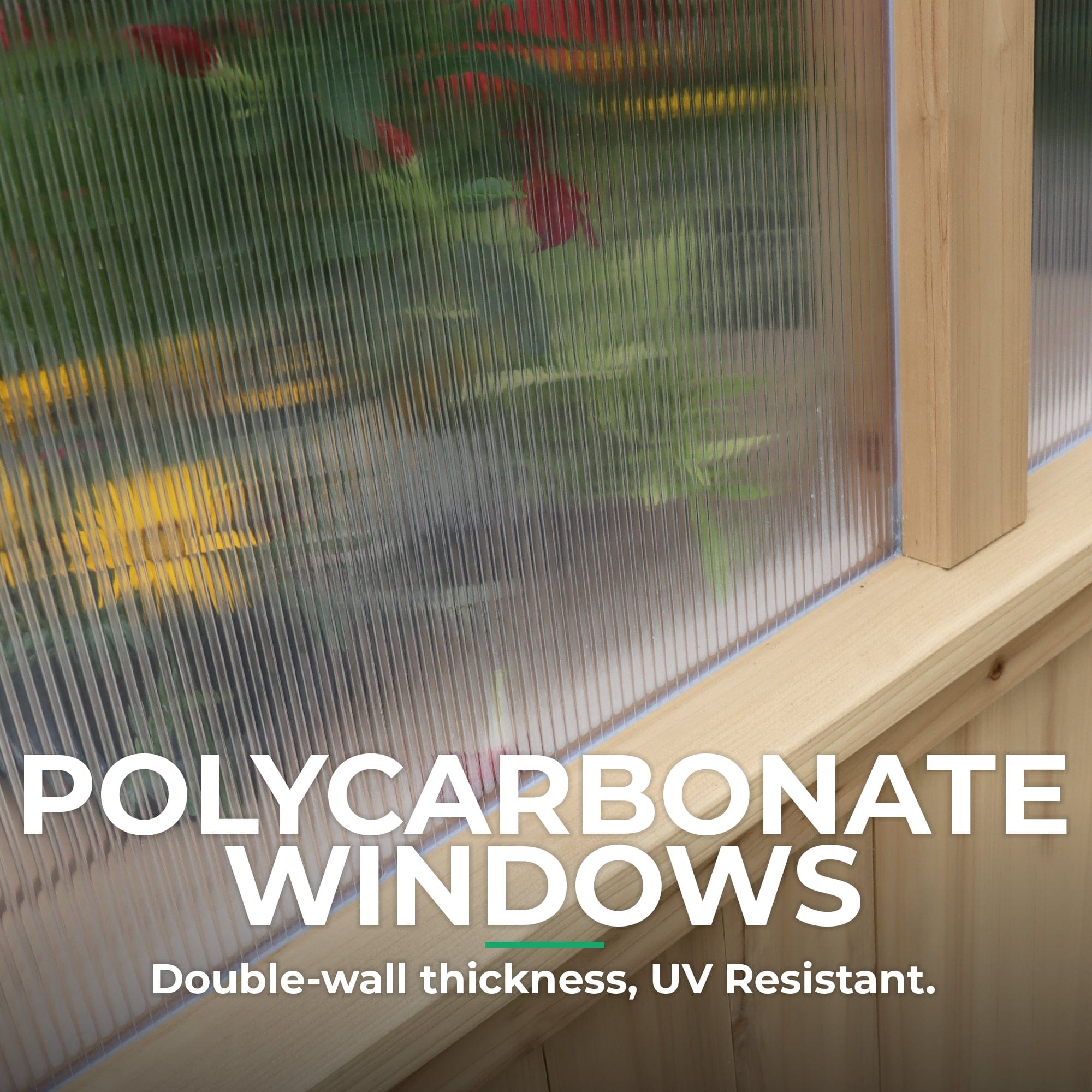 Yardistry  6.7ft x 9.7ft (2.3m x 2.9m) Meridian Greenhouse