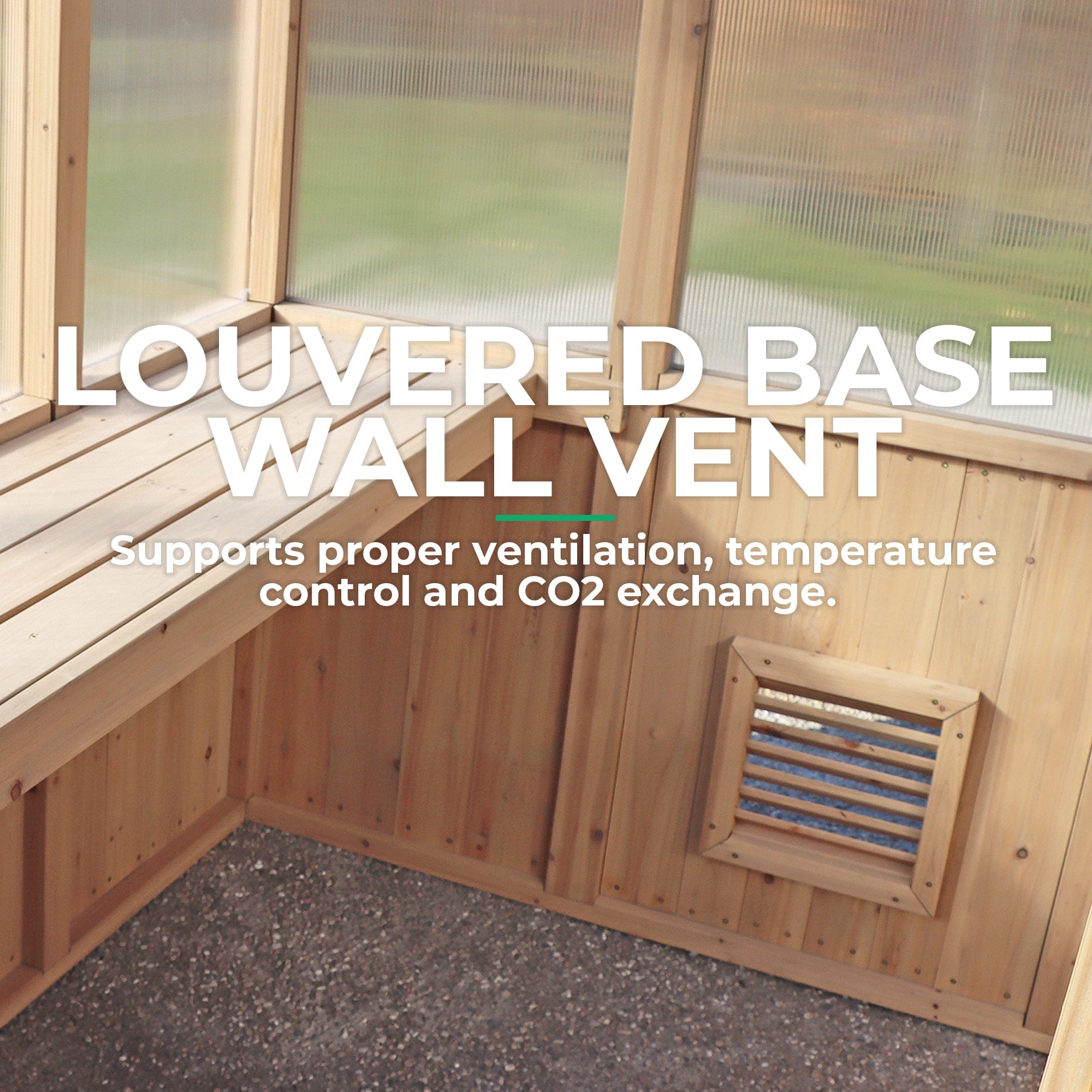 Yardistry  6.7ft x 9.7ft (2.3m x 2.9m) Meridian Greenhouse