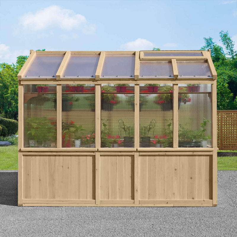 Yardistry 8ft x 9.7ft (2.4m x 2.9m) Meridian Greenhouse