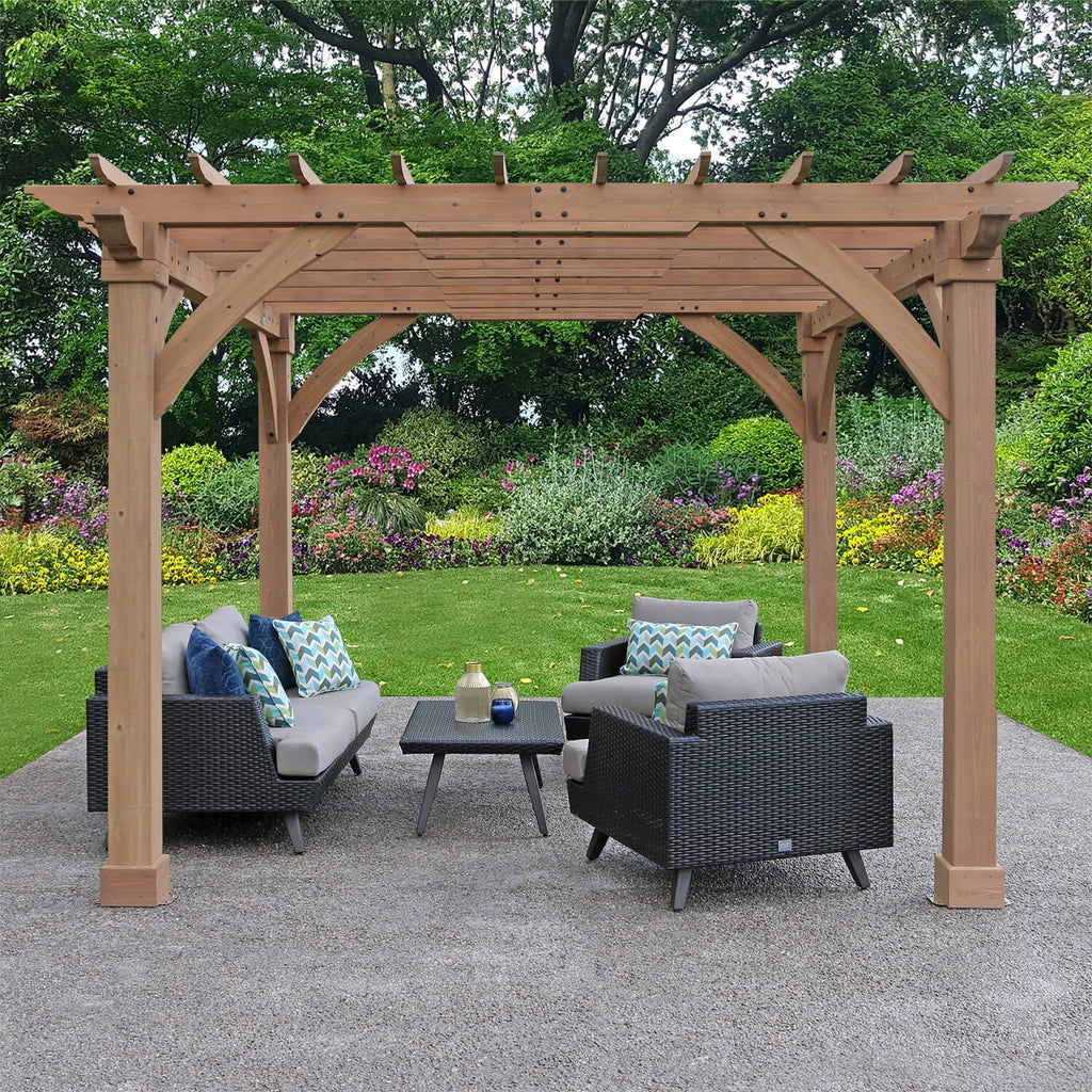 Yardistry 12ft x 12ft (3.7m x 3.7m) Meridian Pergola