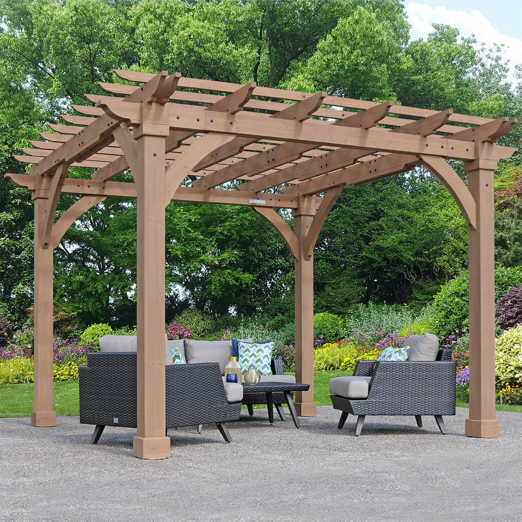 Yardistry 12ft x 12ft (3.7m x 3.7m) Meridian Pergola